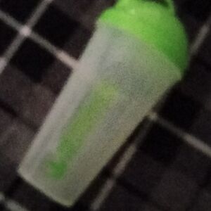 Green and Clear Shaker Bottle